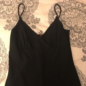 Beautiful elegant simple black dress